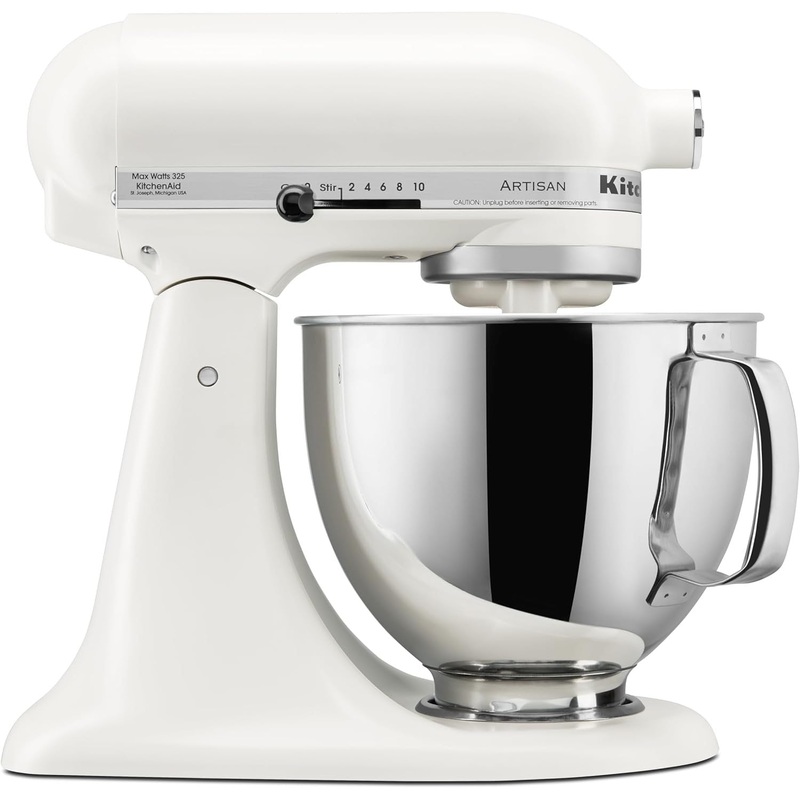 KitchenAid Artisan Series 5-Quart Tilt-Head Stand Mixer in Porcelain White - KSM150PSPL