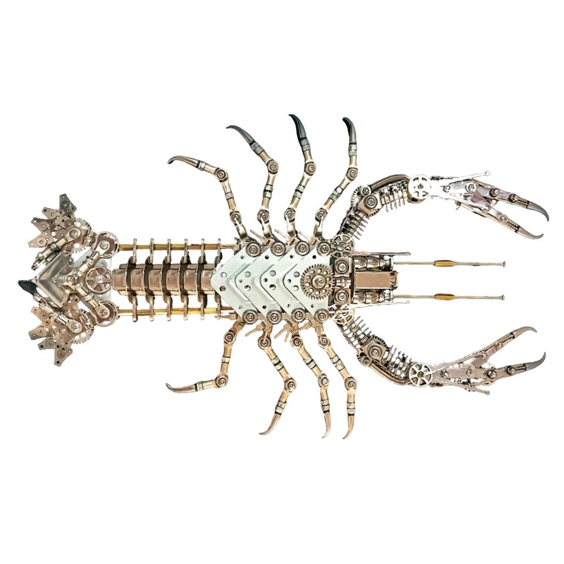 Needle Nose Plier 3D Metal Mechanical Lobster Model Kit