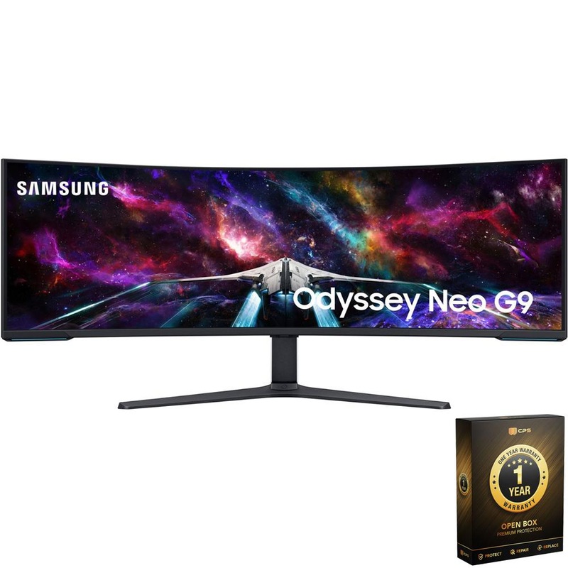 Samsung 57" Odyssey Neo G9 Curved Gaming Monitor Refurb OPEN BOX + 1 Year Warranty Pack