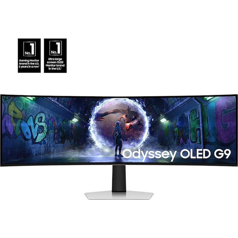 Samsung 49 Odyssey DQHD (5;120x1440) 240Hz OLED G9 Curved Gaming Monitor - Open Box