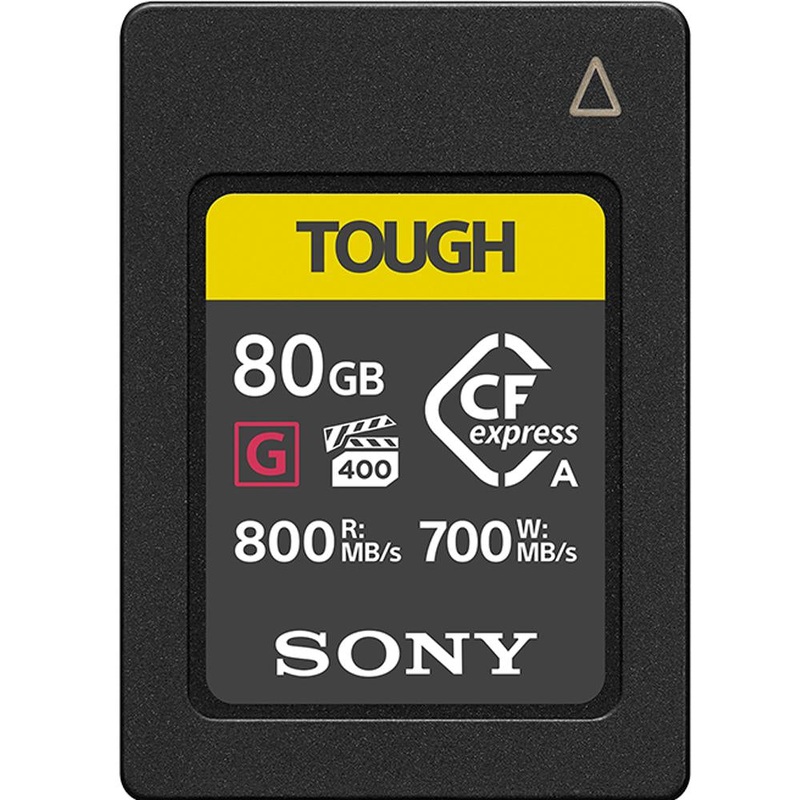 Sony 80GB CFexpress Type A TOUGH Memory Card 800/700MB/s Read/Write Speed CEA-G80T none