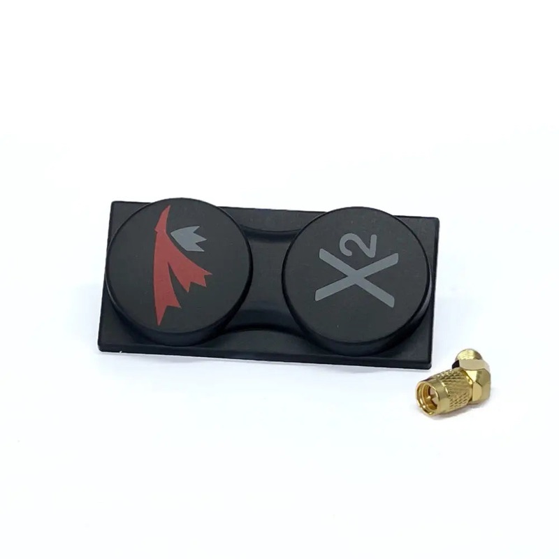 TrueRC X2 AIR 5.8 MK II RHCP for FPV glasses extended range antenna traversing long distances R SMA 45angle