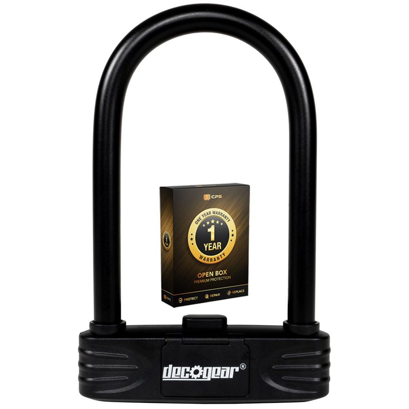 Deco Gear Heavy Duty Combination U-Lock Open Box with 1 Year Warranty
