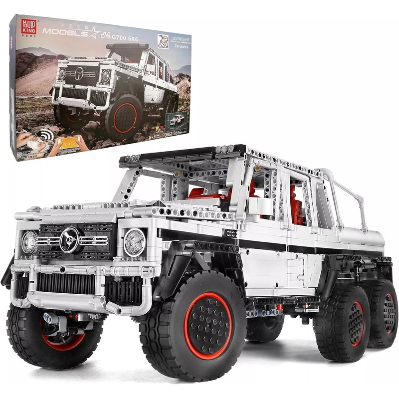 Mould King 13061 APP RC G700 Off Road Car Building Kit 3686Pcs APP Control Motor