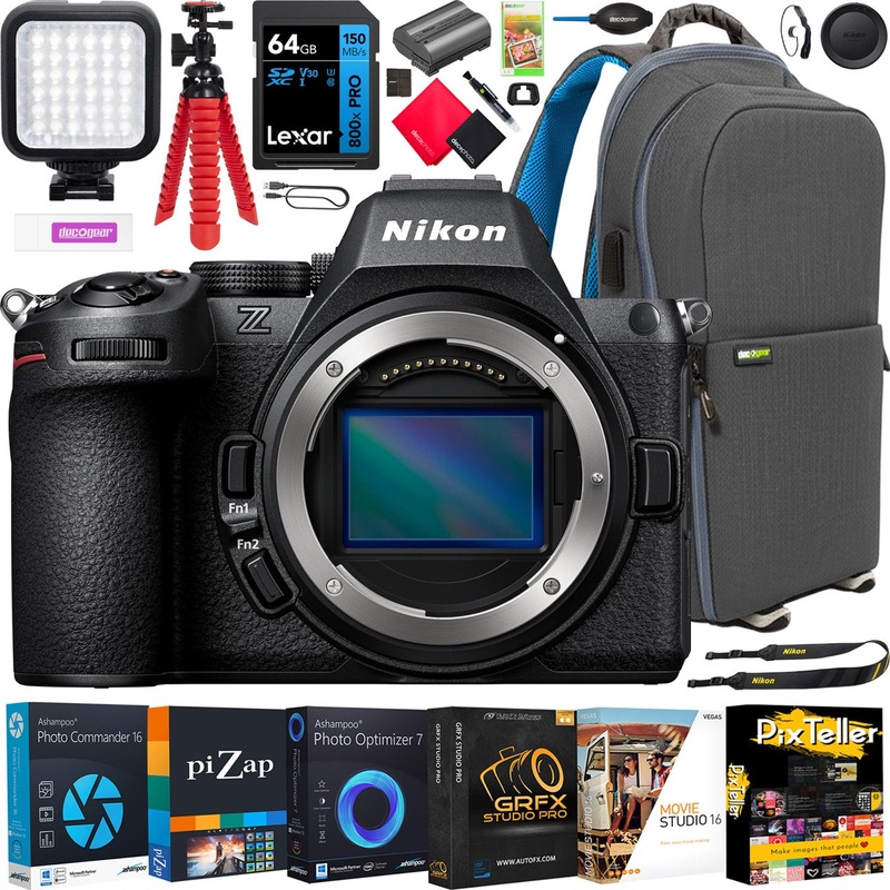 Nikon Z5II FX-format Full Frame Mirrorless Camera Body 1680 Bundle with Accessory Kit