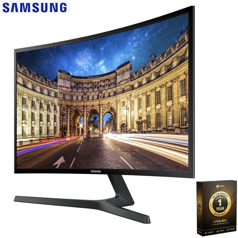 Samsung 27" FHD Essential Curved Monitor LC27F396FHNXZA - Open Box with 1 Year Warranty