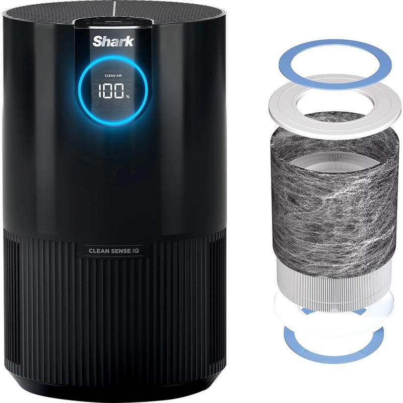 Shark HP100 Air Purifier with NanoSeal HEPA Filter, Cleansense IQ - Refurbished
