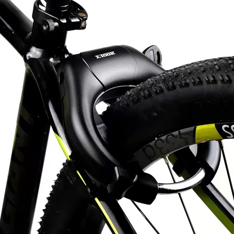 XANES Bike Lock Bicycle Horseshoe Claw Anti-Theft Lock Password General Road MTB Alloy Steel Bicycle Lock Black