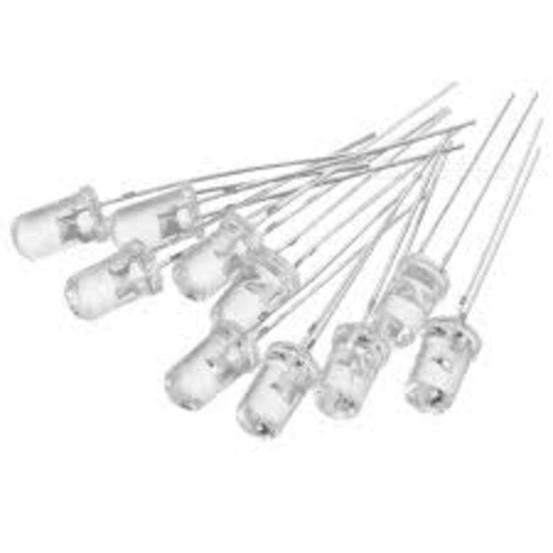 5mm White Green LED(Pack of 10)