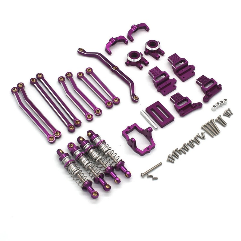 Metal Upgraded Accessories Set For JJRC C8801 Austar AX-8560 1/18 RC Car Parts Black