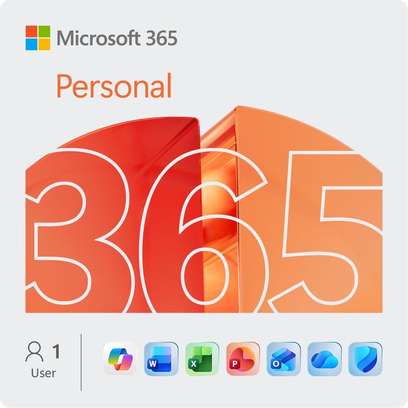 Microsoft 365 Personal Now with Copilot 1 Year Subscription for 1 User QQ2-01024