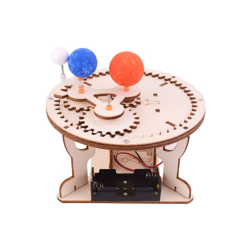 Pludo Orbit Master - DIY Science Experiment Kit for Kids 1114 | Electric Sun-Earth-Moon STEM Toy (Grade 68)