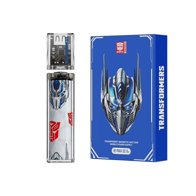 Transformers TF-D03 Removable Battery Charger Magnetic Power Bank 5000mAh Blue