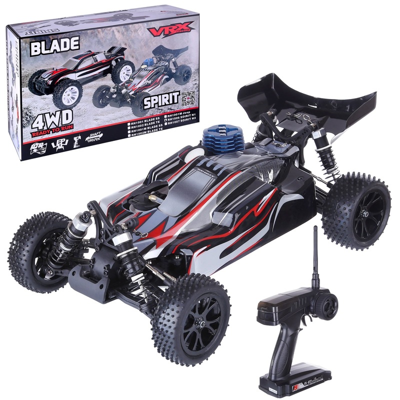 VRX RH1006 RC Car 1/10 2.4G 4WD 75km/h High Speed Force 18 Nitro Methanol Engine RTR Truck Red + White
