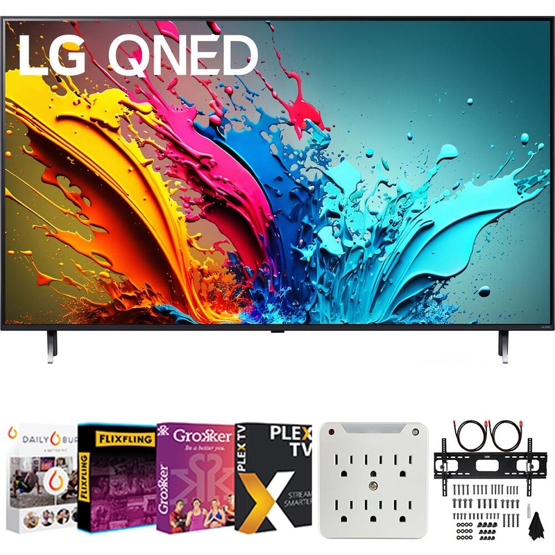 LG 55 Inch 4K HDR Smart NanoCell LED TV 2024 + Premiere Movies Streaming Bundle