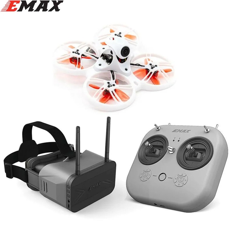 Emax Tinyhawk III RTF Kit - Complete FPV Racing Drone with Controller & Goggles E8 Transmitter