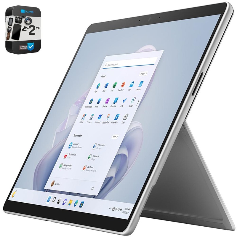 Microsoft Surface Pro 9 13" Tablet Intel i7, 16/512GB, Platinum w/ 2 Year Warranty Bundle