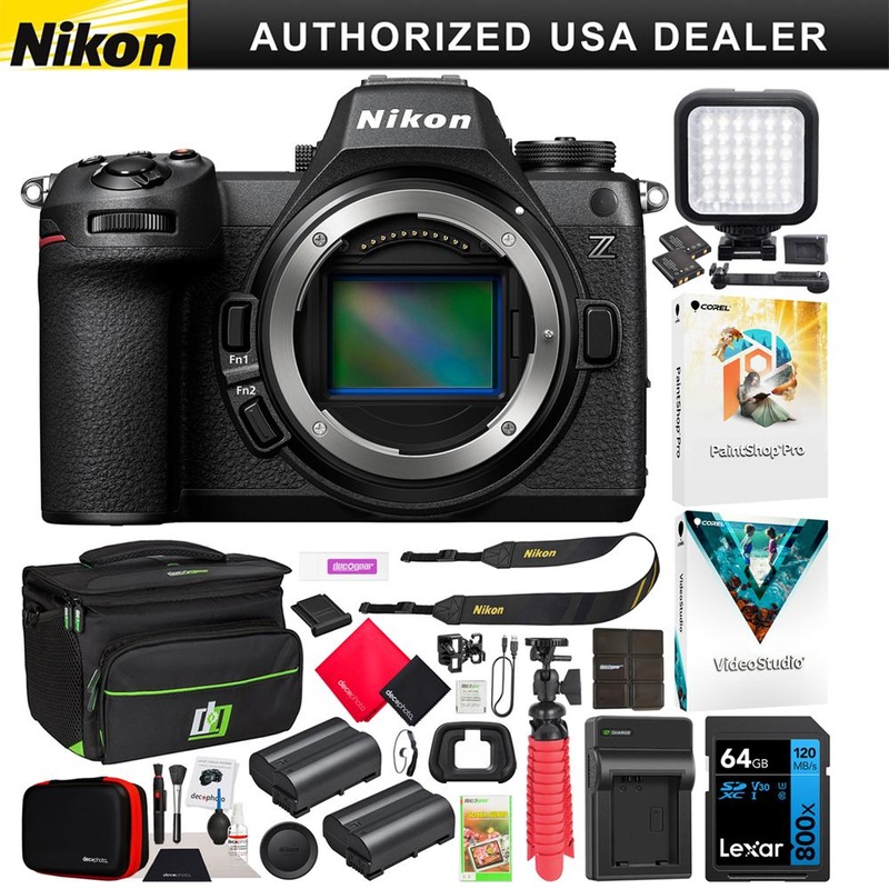 Nikon Z6III Full Frame Mirrorless FX Camera Body Bundle with 2 Battery Accessories Kit