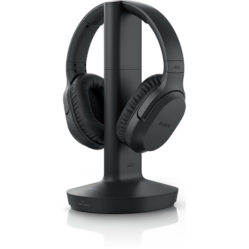 Sony RF400 Wireless Home Theater Headphones (Black) - WH-RF400 - Open Box