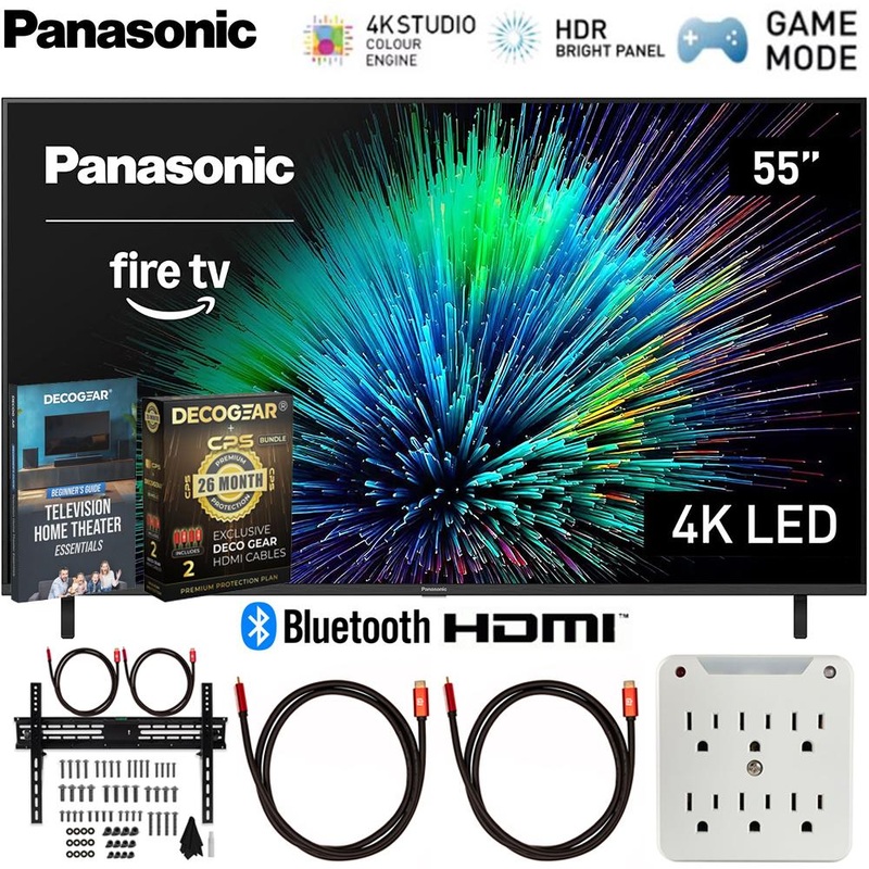 Panasonic 55 inch LED 4K Ultra HD Smart Fire TV with 26 Months Protection Bundle