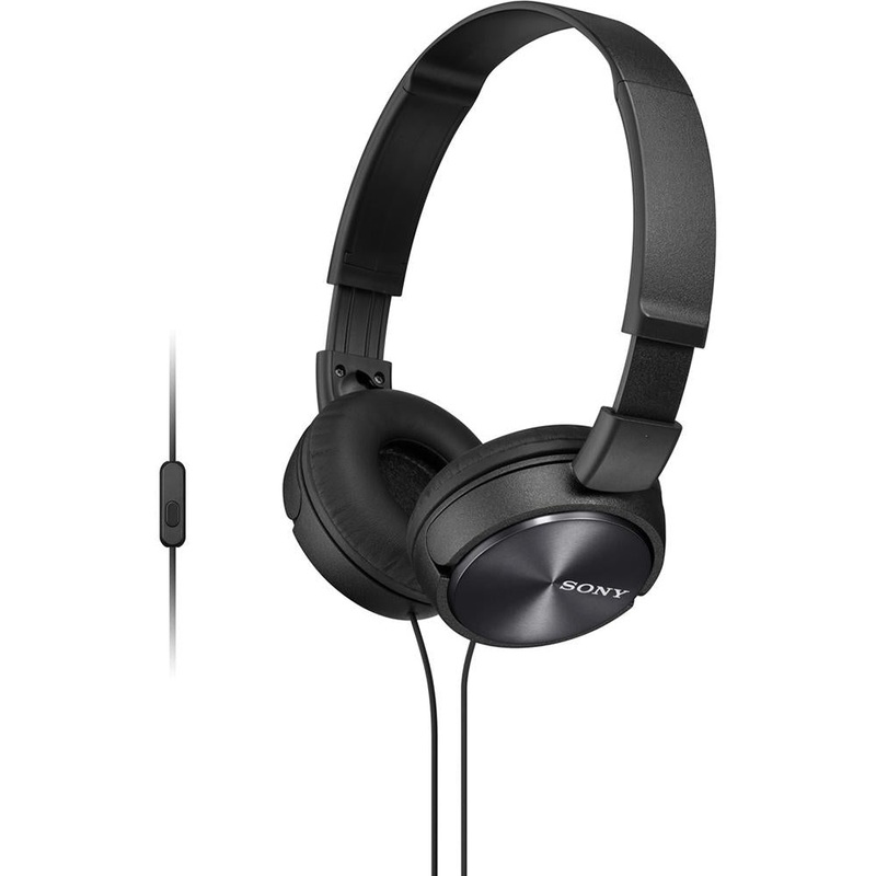 Sony MDR-ZX310AP/B ZX Series On Ear Headphones Stereo Headset w/ Microphone Refurb
