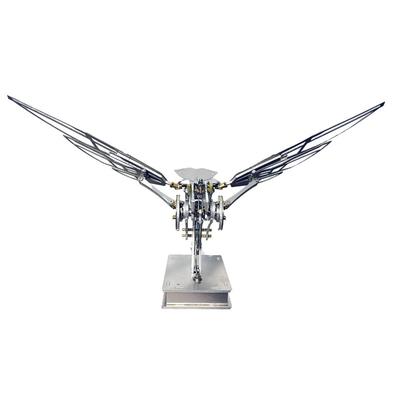 3D Metal Mechanical Flying Fish Dynamic Bionic Model