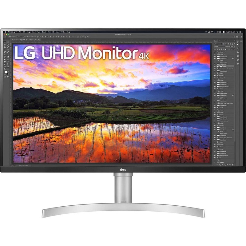 LG 32UN650-W 32" UHD 3840x2160 IPS Ultrafine Monitor with HDR10, AMD FreeSync
