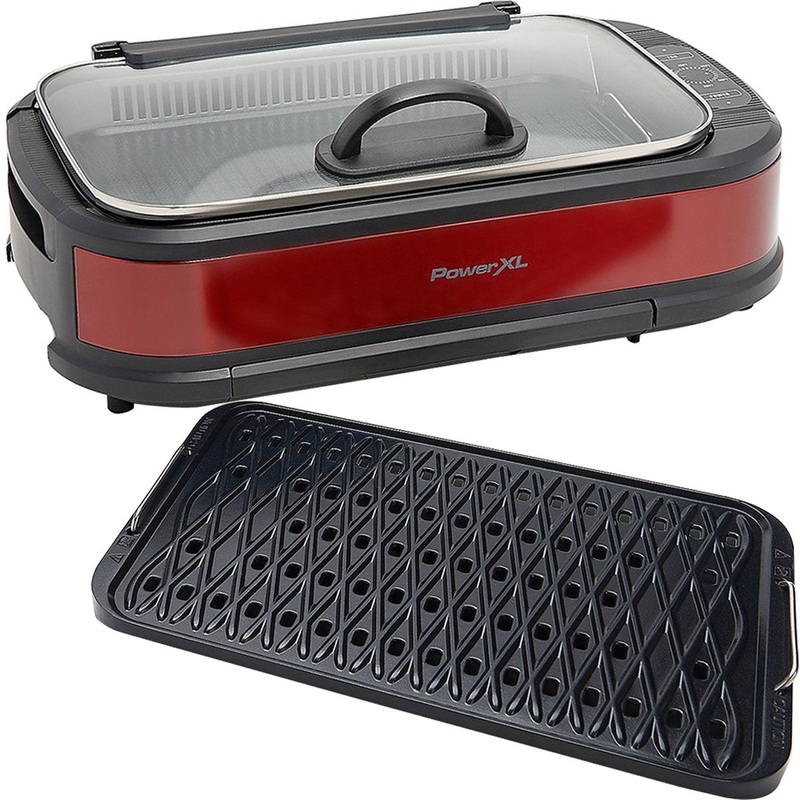 PowerXL Smokeless Indoor Grill, Red (K54319 172000)