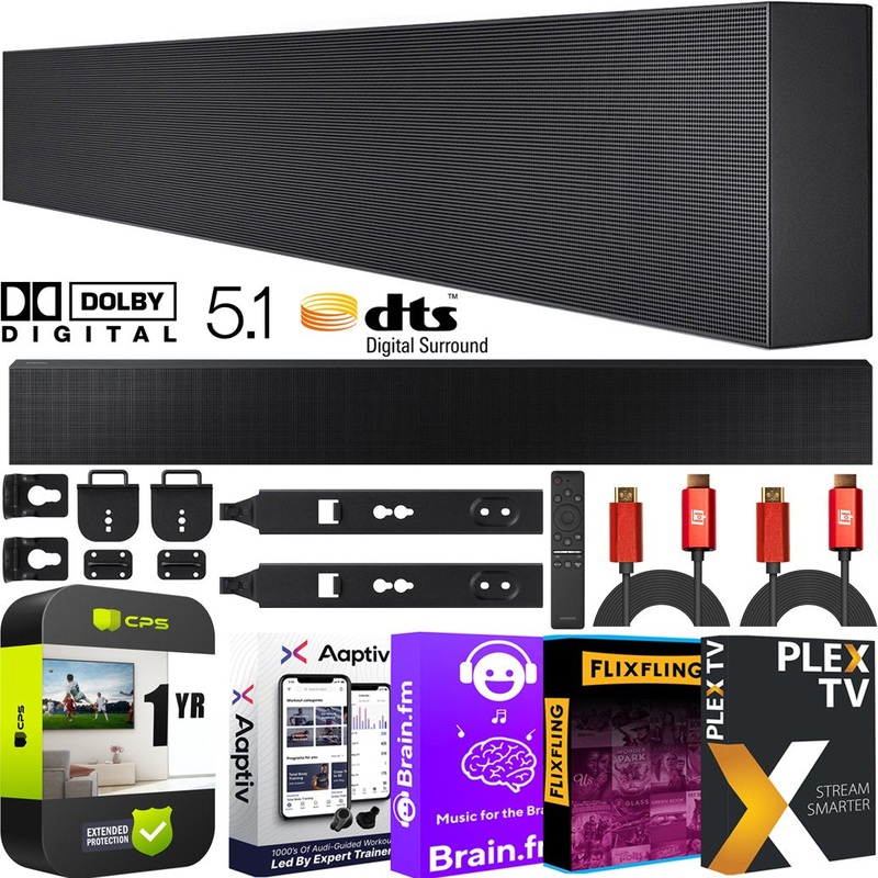 Samsung HW-LST70T 3.0ch The Terrace Soundbar Dolby 5.1 Outdoor Weather Resistant Bundle