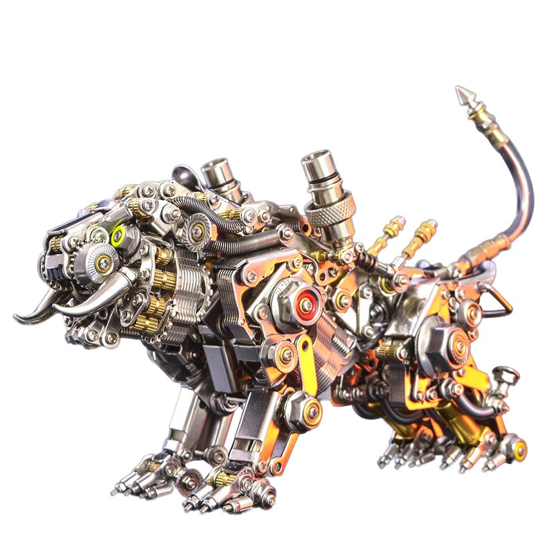 700PCS+ 3D Metal Bengal Tiger Kit Assembly DIY Toy Original Version