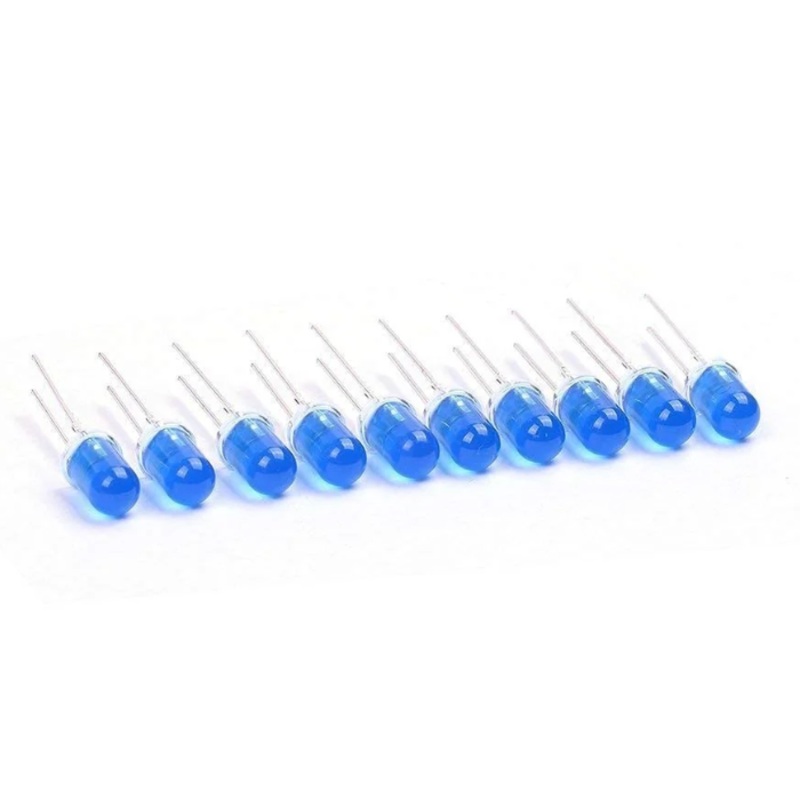 Blue Led 5mm(Pack of 10)