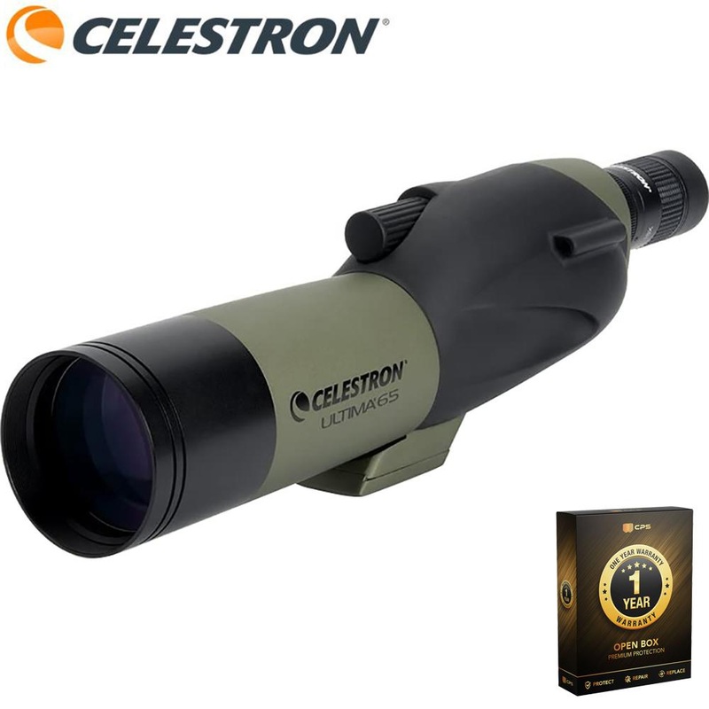 Celestron Ultima 65 Straight Spotting Scope 18-55x Zoom Open Box+1 Year Warranty