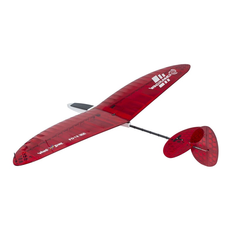 Dancing Wings Hobby FDCG12 1.2M Wingspan Windrunner Discus Launch Glider Balsa ARF F3K DLG RC Airplane KIT/KIT+Servo Combo
