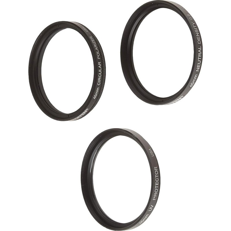 Tiffen 46mm Digital Essentials Filter Kit ( UVP, CP, ND6 ) none