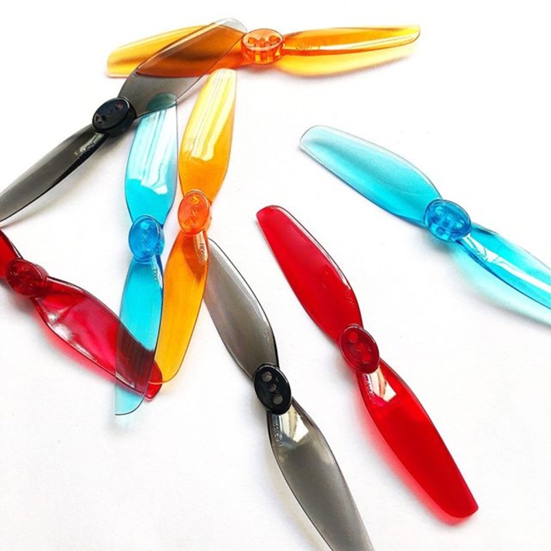 HQ Prop T3X2 Bi-Blade (CHOOSE COLOR) CLEAR BLUE