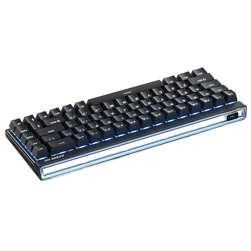 MCHOSE Ace 68 Air Magnetic Switch Mechanical Keyboard with RGB Light Box 8K Polling Rate 256K Scan Rate 0.08ms Latency Adaptive Calibration Wired Gaming Keyboards Red