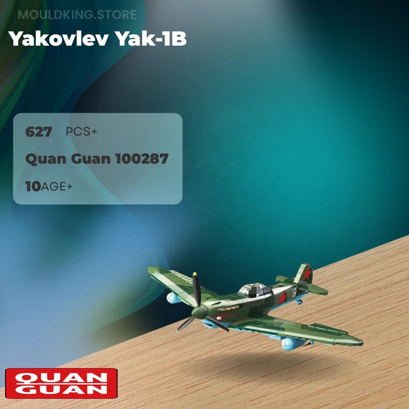 QUANGUAN 100287 Yakovlev Yak-1B with 627 Pieces