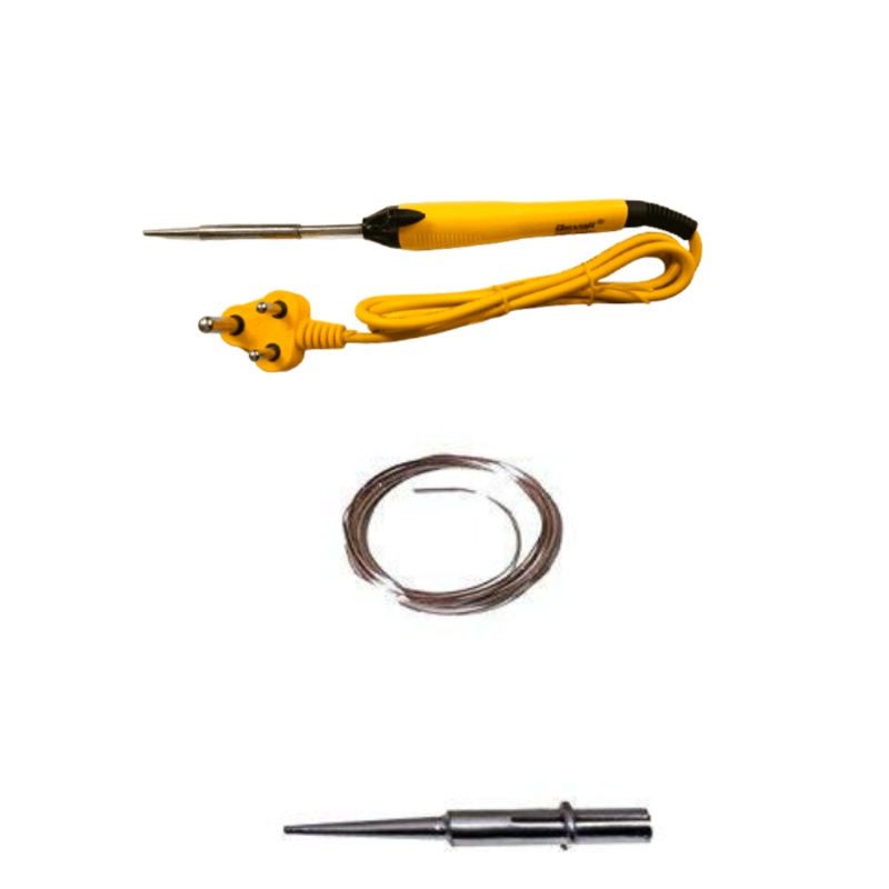 25W Soldering Iron + Tip + 10g Lead