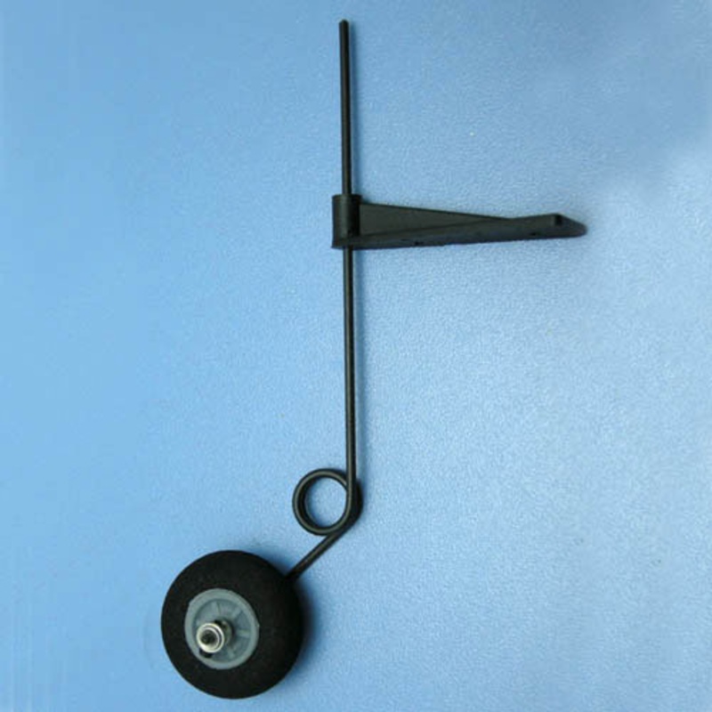 HY025-00701 Tail Wheel Assemblies 650 wheel D28-30 Tail Wheel Landing Gear For KT Breeze Cessna Balsa Wood RC Airplane