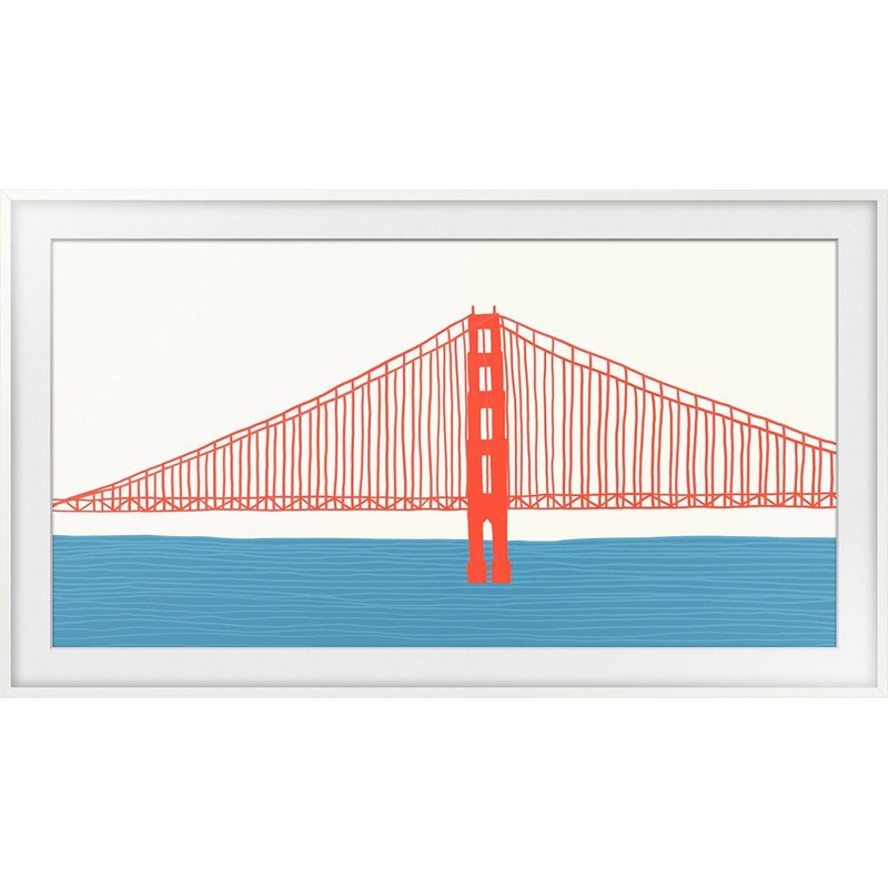 Samsung 50" The Frame Customizable Bezel - Modern White VG-SCFA50WTBZA