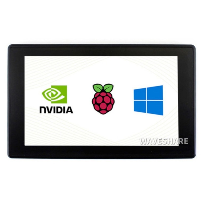 Waveshare 7inch HDMI Capacitive Touch Screen LCD (H) 1024600 with Case