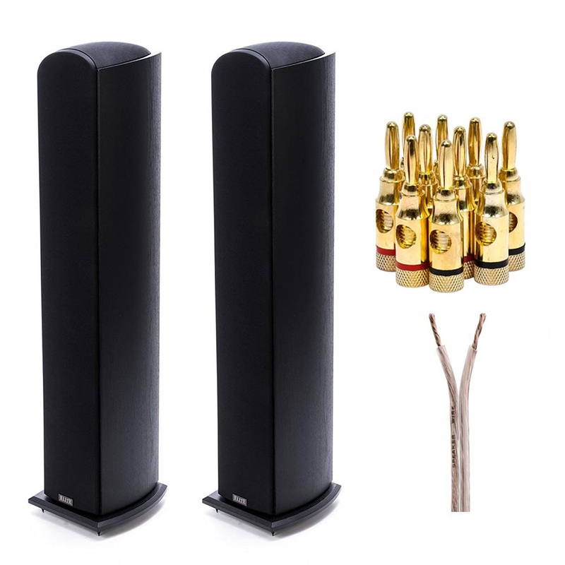 Pioneer Elite Andrew Jones Floorstanding Speaker 2 Pack + Plugs & Speaker Wire