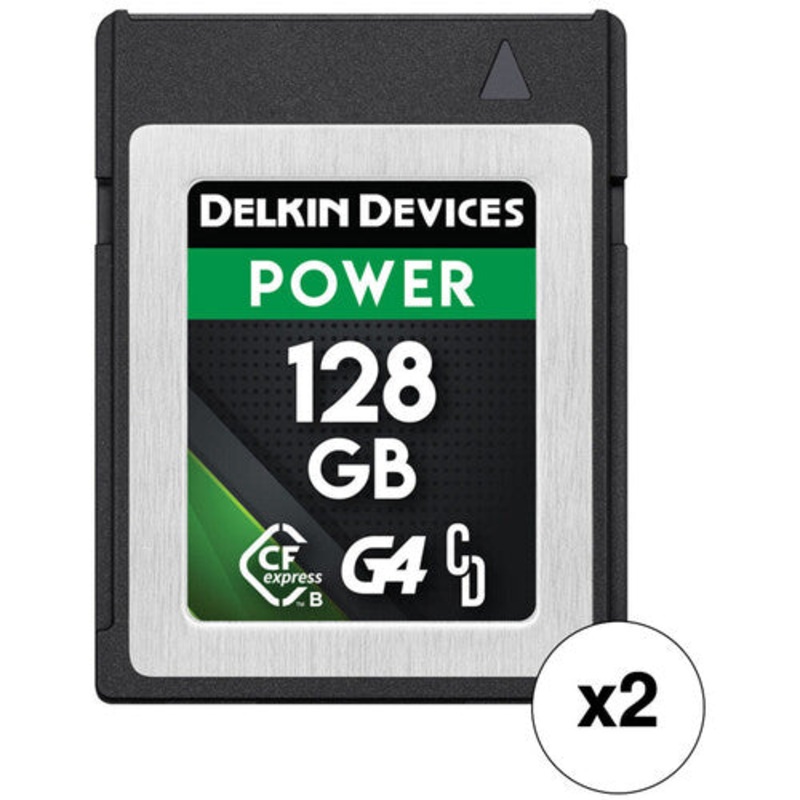Delkin CFExpress Type B 128GB 2-Pack