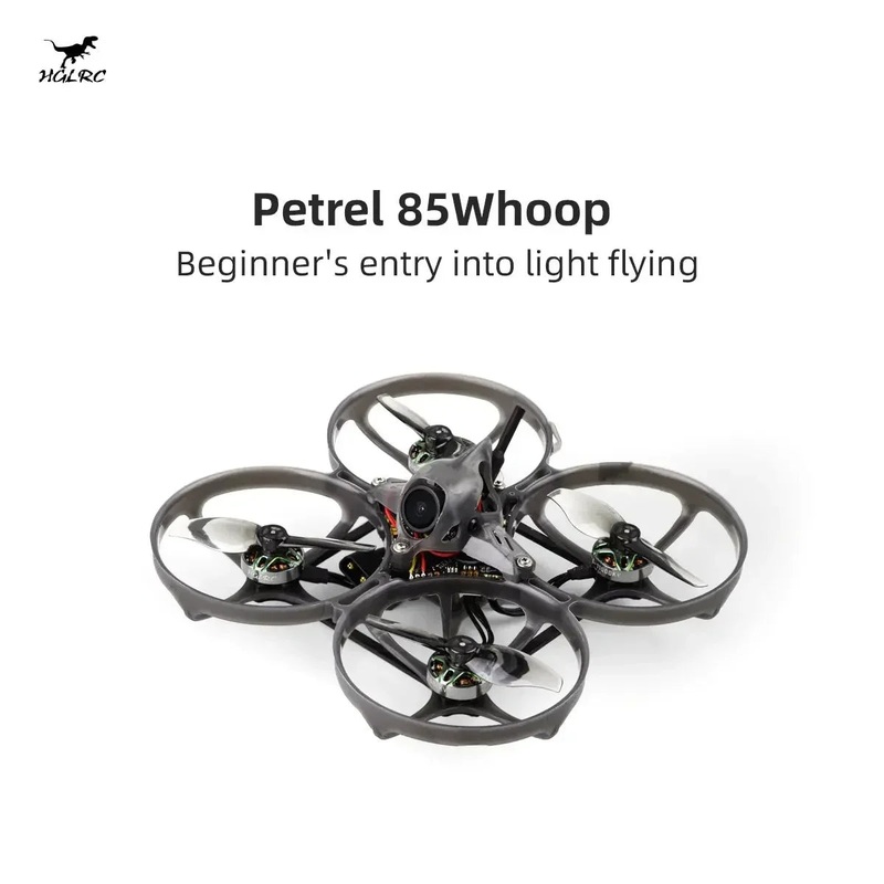 HGLRC Petrel 85 Whoop 2S Brushless Tinywhoop FPV Drone BNF TBS Nano