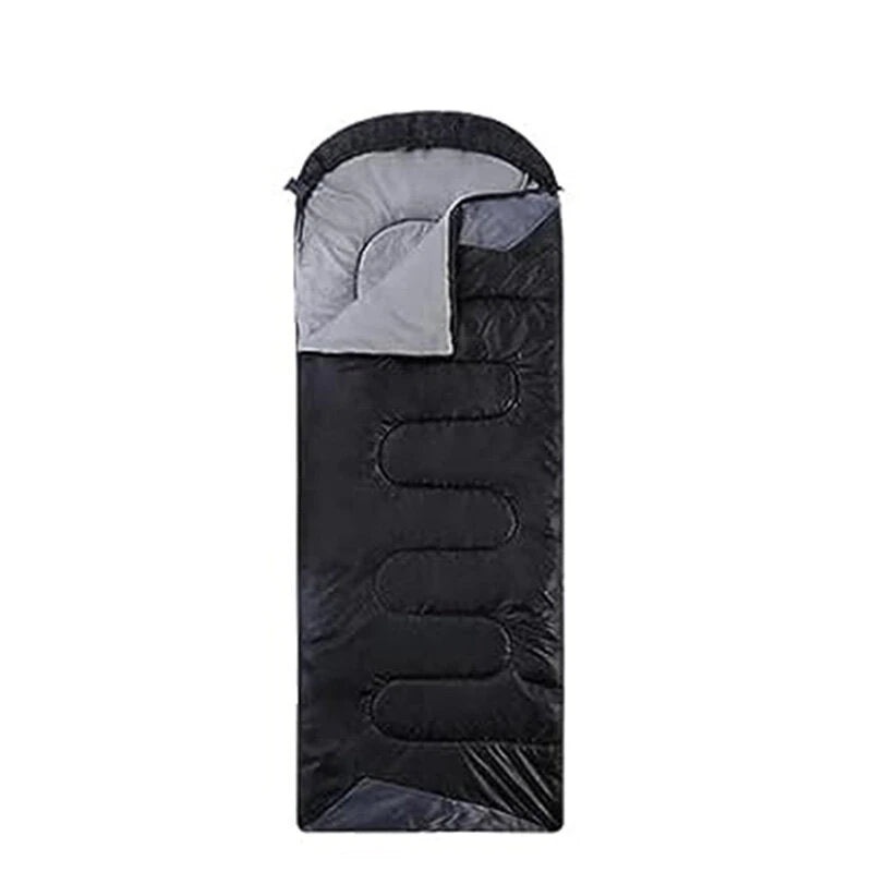 Camping Sleeping Bag Lightweight Waterproof Thermal Insulation Sleeping Bag, Suitable for Outdoor Camping Hiking Hunting Black