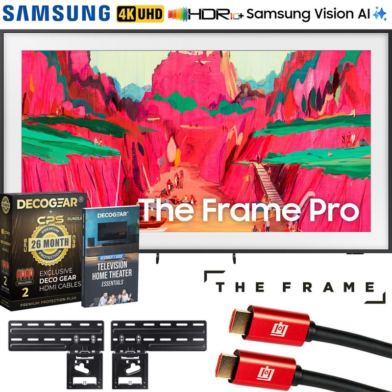 Samsung 85" The Frame Pro LS03FW 4K Neo QLED Mini LED TV 2025 + Extended Protection Plan