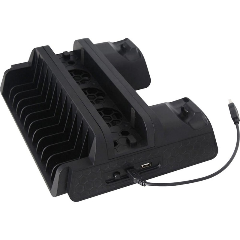 Deco Gear 3in1 PS4 Dual Controller Charging with Cooling Fan Open Box