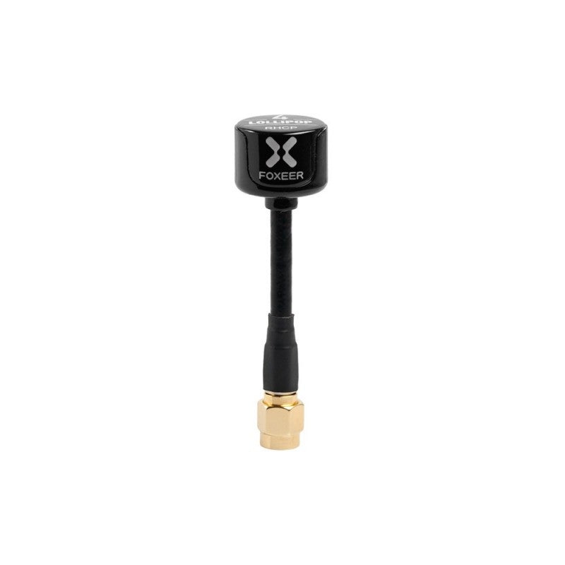 Foxeer 5.8G Lollipop 4 2.6dBi Omni Antenna 2pcs - SMA 60mm RHCP (Choose Color) Black