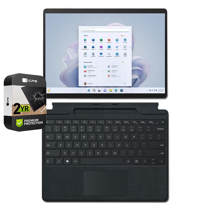 Microsoft Surface Pro 9 13" Tablet i5 Platinum Refurb. + Keyboard & 2Yr Warranty