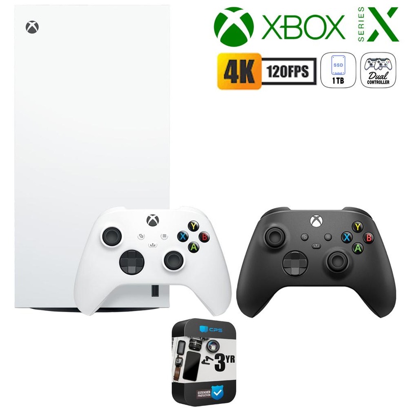 Microsoft Xbox Series X 1TB All-Digital Console w/ Dual Controller +3 Year Warranty Bundle none